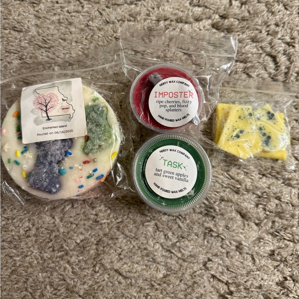 Premium Among Us Video Game Themed Wax Melts Package Box, 4 pcs